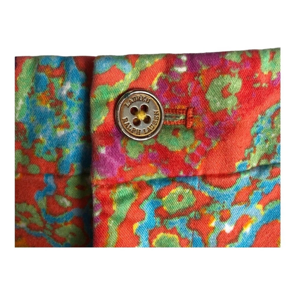 ❤️ Lauren Ralph Lauren Paisley Chino Shorts - Picture 4 of 11